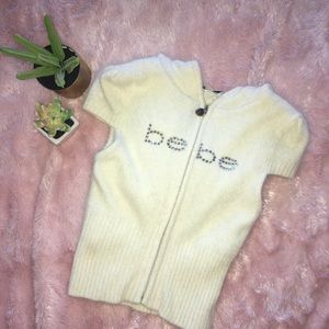 Bebe short sleeve sweater